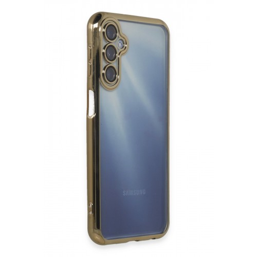Newface Samsung Galaxy A25 5G Kılıf Razer Lensli Silikon - Gold Newface Samsung Galaxy A25 5G Kılıf Razer Lensli Silikon - Gold