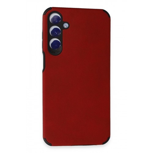 Newface Samsung Galaxy A25 5G Kılıf Loop Deri Silikon - Kırmızı Newface Samsung Galaxy A25 5G Kılıf Loop Deri Silikon - Kırmızı