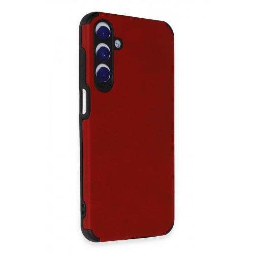 Newface Samsung Galaxy A25 5G Kılıf Loop Deri Silikon - Kırmızı Newface Samsung Galaxy A25 5G Kılıf Loop Deri Silikon - Kırmızı
