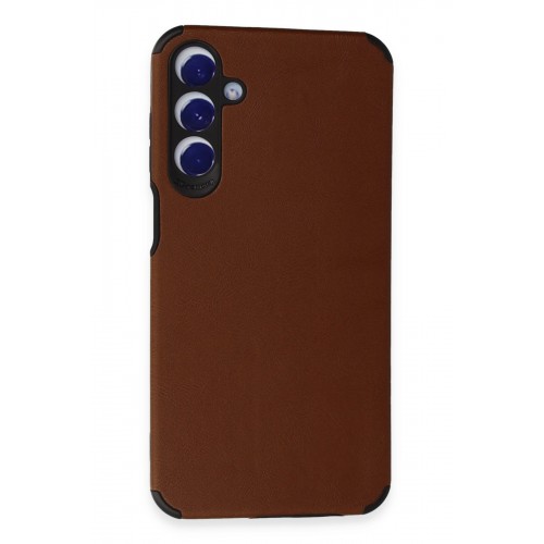 Newface Samsung Galaxy A35 5G Kılıf Loop Deri Silikon - Kahverengi Newface Samsung Galaxy A35 5G Kılıf Loop Deri Silikon - Kahverengi