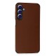 Newface Samsung Galaxy A35 5G Kılıf Loop Deri Silikon - Kahverengi Newface Samsung Galaxy A35 5G Kılıf Loop Deri Silikon - Kahverengi