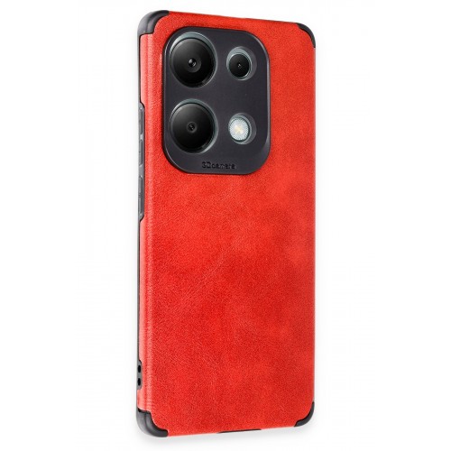 Newface Xiaomi Redmi Note 13 4G Kılıf Loop Deri Silikon - Kırmızı Newface Xiaomi Redmi Note 13 4G Kılıf Loop Deri Silikon - Kırmızı