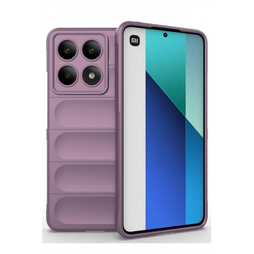 Newface Xiaomi Poco X6 Pro Kılıf Optimum Silikon - Mor Newface Xiaomi Poco X6 Pro Kılıf Optimum Silikon - Mor