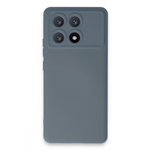 Newface Xiaomi Poco X6 Pro Kılıf Nano içi Kadife Silikon - Gri