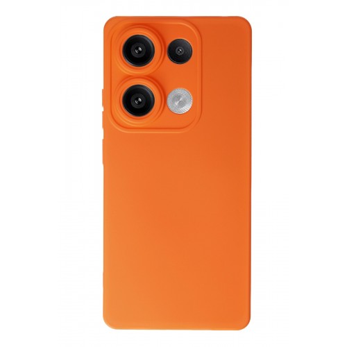 Newface Xiaomi Redmi Note 13 Pro 4G Kılıf Nano içi Kadife Silikon - Turuncu Newface Xiaomi Redmi Note 13 Pro 4G Kılıf Nano içi Kadife Silikon - Turuncu