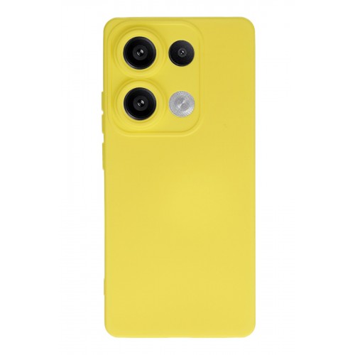 Newface Xiaomi Poco M6 Pro 4G Kılıf Nano içi Kadife Silikon - Sarı Newface Xiaomi Poco M6 Pro 4G Kılıf Nano içi Kadife Silikon - Sarı