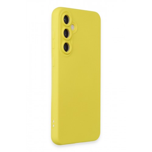 Newface Samsung Galaxy S24 Kılıf Nano içi Kadife Silikon - Sarı Newface Samsung Galaxy S24 Kılıf Nano içi Kadife Silikon - Sarı