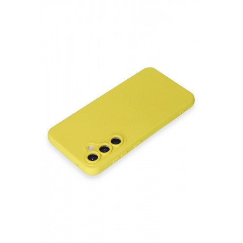 Newface Samsung Galaxy S24 Kılıf Nano içi Kadife Silikon - Sarı Newface Samsung Galaxy S24 Kılıf Nano içi Kadife Silikon - Sarı