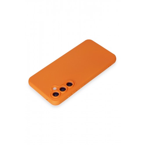 Newface Samsung Galaxy S24 Kılıf Nano içi Kadife Silikon - Turuncu Newface Samsung Galaxy S24 Kılıf Nano içi Kadife Silikon - Turuncu