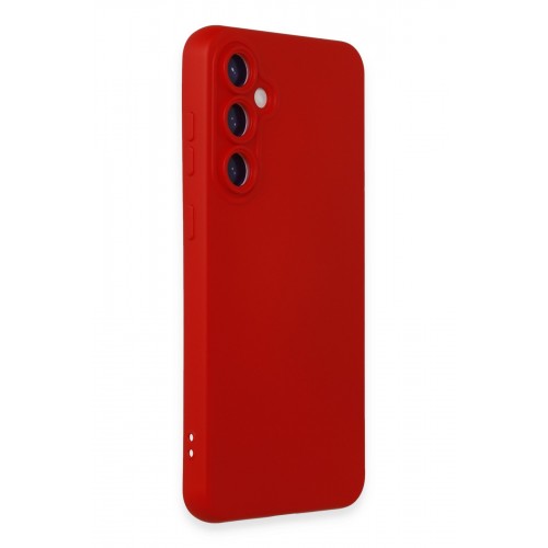 Newface Samsung Galaxy S24 Plus Kılıf Nano içi Kadife Silikon - Kırmızı Newface Samsung Galaxy S24 Plus Kılıf Nano içi Kadife Silikon - Kırmızı