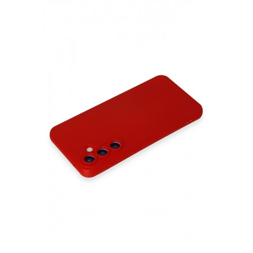Newface Samsung Galaxy S24 Plus Kılıf Nano içi Kadife Silikon - Kırmızı Newface Samsung Galaxy S24 Plus Kılıf Nano içi Kadife Silikon - Kırmızı