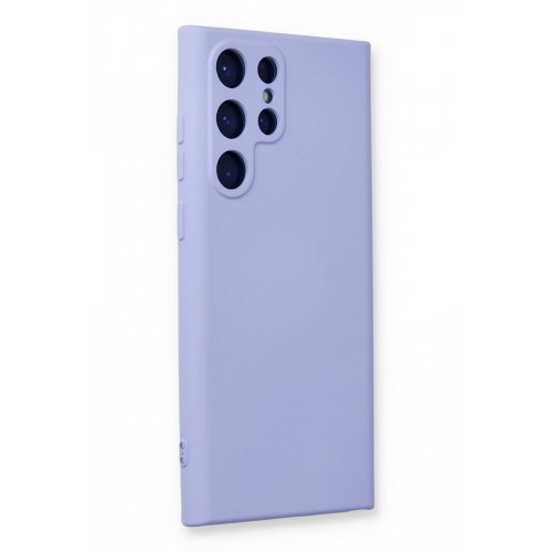 Newface Samsung Galaxy S24 Ultra Kılıf Nano içi Kadife Silikon - Lila Newface Samsung Galaxy S24 Ultra Kılıf Nano içi Kadife Silikon - Lila
