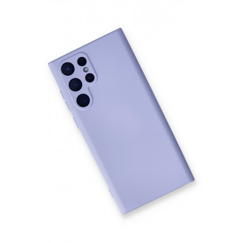Newface Samsung Galaxy S24 Ultra Kılıf Nano içi Kadife Silikon - Lila Newface Samsung Galaxy S24 Ultra Kılıf Nano içi Kadife Silikon - Lila