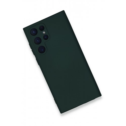 Newface Samsung Galaxy S24 Ultra Kılıf Nano içi Kadife Silikon - Koyu Yeşil Newface Samsung Galaxy S24 Ultra Kılıf Nano içi Kadife Silikon - Koyu Yeşil