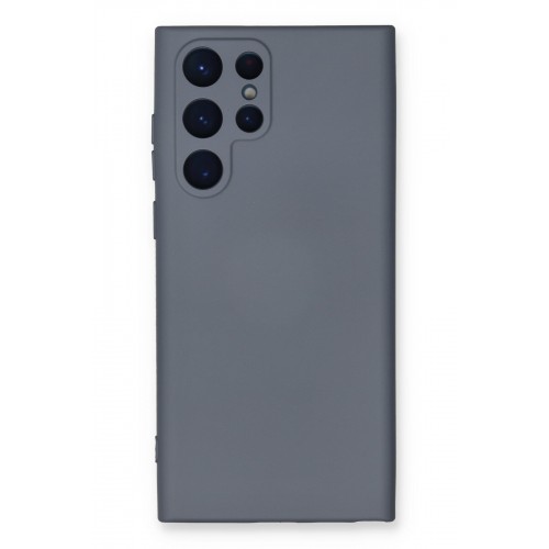 Newface Samsung Galaxy S24 Ultra Kılıf Nano içi Kadife Silikon - Gri Newface Samsung Galaxy S24 Ultra Kılıf Nano içi Kadife Silikon - Gri