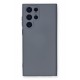Newface Samsung Galaxy S24 Ultra Kılıf Nano içi Kadife Silikon - Gri Newface Samsung Galaxy S24 Ultra Kılıf Nano içi Kadife Silikon - Gri