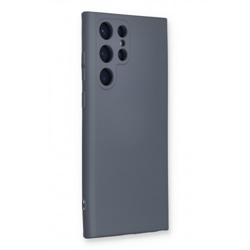 Newface Samsung Galaxy S24 Ultra Kılıf Nano içi Kadife Silikon - Gri Newface Samsung Galaxy S24 Ultra Kılıf Nano içi Kadife Silikon - Gri