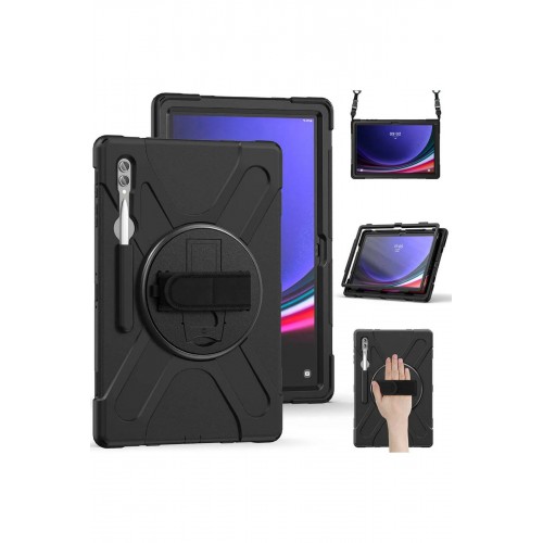 Newface Samsung Galaxy X810 Tab S9 Plus 12.4 Kılıf Amazing Tablet Kapak - Siyah Newface Samsung Galaxy X810 Tab S9 Plus 12.4 Kılıf Amazing Tablet Kapak - Siyah