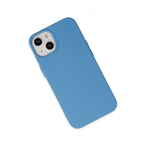 Newface iPhone 15 Pro Kılıf Nano içi Kadife Silikon - Mavi Newface iPhone 15 Pro Kılıf Nano içi Kadife Silikon - Mavi