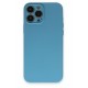 Newface iPhone 15 Pro Max Kılıf Nano içi Kadife Silikon - Mavi