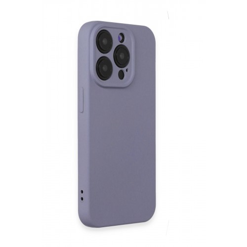 Newface iPhone 15 Pro Max Kılıf Nano içi Kadife Silikon - Lila Newface iPhone 15 Pro Max Kılıf Nano içi Kadife Silikon - Lila