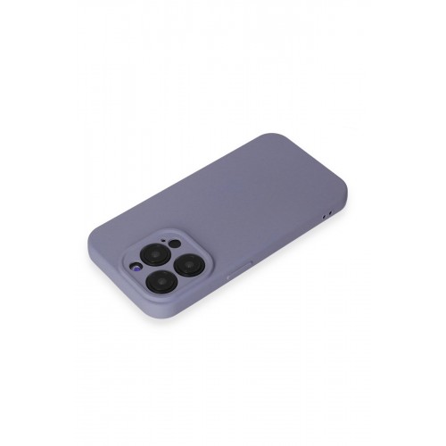 Newface iPhone 15 Pro Max Kılıf Nano içi Kadife Silikon - Lila Newface iPhone 15 Pro Max Kılıf Nano içi Kadife Silikon - Lila