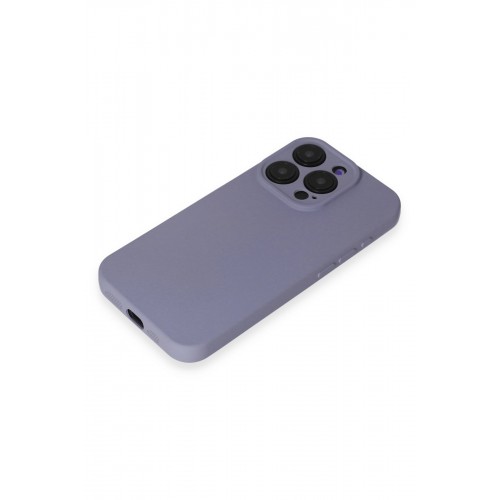 Newface iPhone 15 Pro Max Kılıf Nano içi Kadife Silikon - Lila Newface iPhone 15 Pro Max Kılıf Nano içi Kadife Silikon - Lila