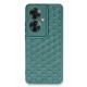 Newface Oppo Reno 11F Kılıf Petek Silikon Kapak - Koyu Yeşil Newface Oppo Reno 11F Kılıf Petek Silikon Kapak - Koyu Yeşil