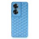 Newface Oppo Reno 11F Kılıf Petek Silikon Kapak - Mavi Newface Oppo Reno 11F Kılıf Petek Silikon Kapak - Mavi