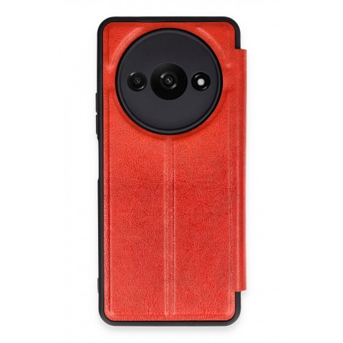 Newface Xiaomi Redmi A3 4G Kılıf Flip Cover - Kırmızı Newface Xiaomi Redmi A3 4G Kılıf Flip Cover - Kırmızı