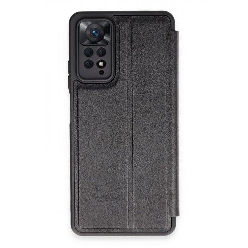 Newface Xiaomi Redmi Note 11 Pro Kılıf Flip Cover - Siyah