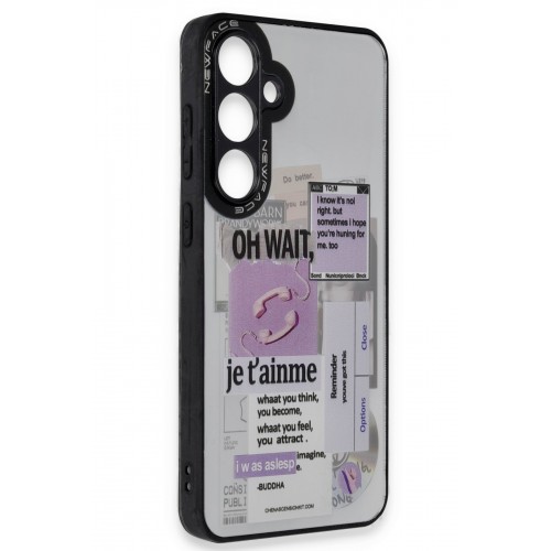 Newface Samsung Galaxy A15 4G Kılıf Mirror Desenli Kapak - Mirror - 4 Newface Samsung Galaxy A15 4G Kılıf Mirror Desenli Kapak - Mirror - 4