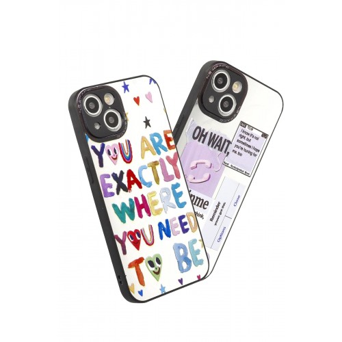 Newface iPhone 15 Kılıf Mirror Desenli Kapak - Mirror - 11 Newface iPhone 15 Kılıf Mirror Desenli Kapak - Mirror - 11