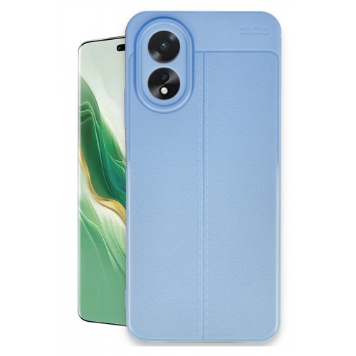Newface Oppo A38 Kılıf Auto Focus Kapak - Mavi