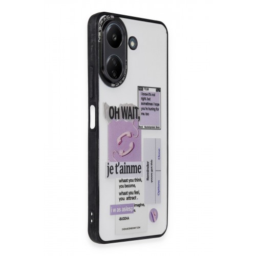 Newface Xiaomi Redmi 13C Kılıf Mirror Desenli Kapak - Mirror - 4 Newface Xiaomi Redmi 13C Kılıf Mirror Desenli Kapak - Mirror - 4