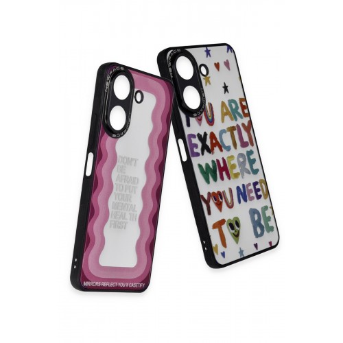 Newface Xiaomi Redmi 13C Kılıf Mirror Desenli Kapak - Mirror - 4 Newface Xiaomi Redmi 13C Kılıf Mirror Desenli Kapak - Mirror - 4