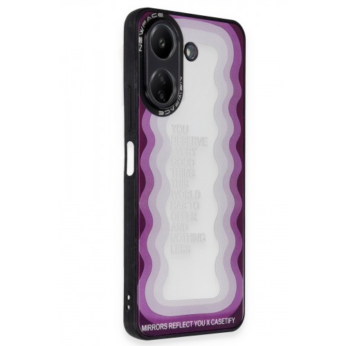 Newface Xiaomi Redmi 13C Kılıf Mirror Desenli Kapak - Mirror - 5