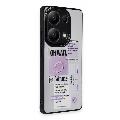 Newface Xiaomi Redmi Note 13 Pro 4G Kılıf Mirror Desenli Kapak - Mirror - 4 Newface Xiaomi Redmi Note 13 Pro 4G Kılıf Mirror Desenli Kapak - Mirror - 4