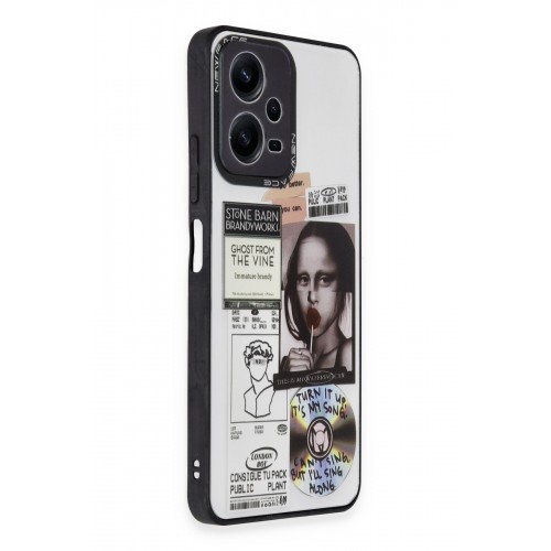Newface Xiaomi Redmi Note 12 5G Kılıf Mirror Desenli Kapak - Mirror - 2 Newface Xiaomi Redmi Note 12 5G Kılıf Mirror Desenli Kapak - Mirror - 2
