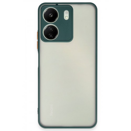 Newface Xiaomi Redmi 13C Kılıf Montreal Silikon Kapak - Yeşil Newface Xiaomi Redmi 13C Kılıf Montreal Silikon Kapak - Yeşil