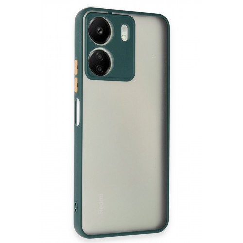 Newface Xiaomi Redmi 13C Kılıf Montreal Silikon Kapak - Yeşil Newface Xiaomi Redmi 13C Kılıf Montreal Silikon Kapak - Yeşil