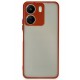 Newface Xiaomi Redmi 13C Kılıf Montreal Silikon Kapak - Kırmızı