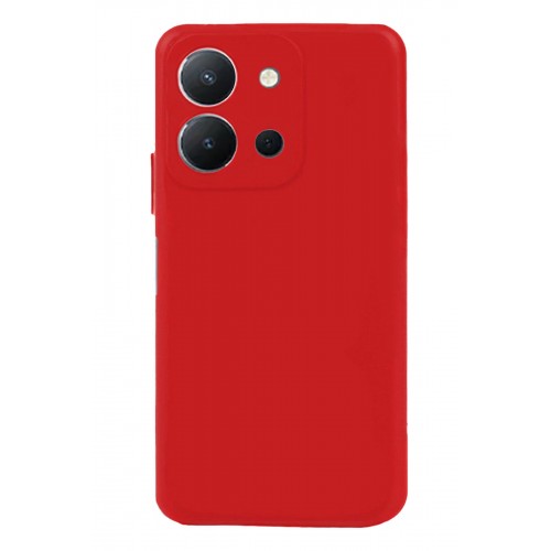 Newface Vivo Y36 Kılıf Nano içi Kadife Silikon - Kırmızı Newface Vivo Y36 Kılıf Nano içi Kadife Silikon - Kırmızı