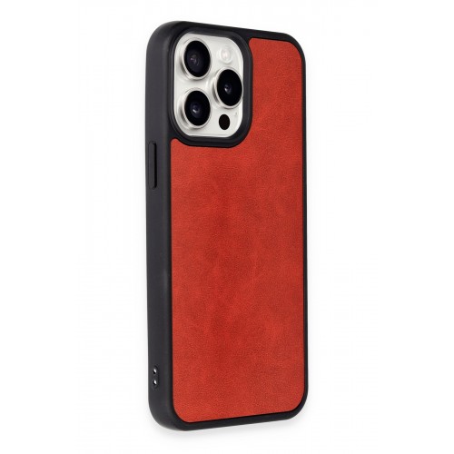 Newface iPhone 14 Pro Kılıf Aras Deri Kapak - Kırmızı Newface iPhone 14 Pro Kılıf Aras Deri Kapak - Kırmızı