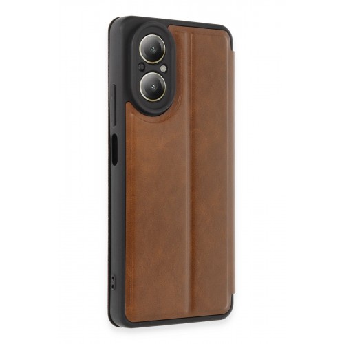 Newface Realme 12 Lite Kılıf Flip Cover - Taba Newface Realme 12 Lite Kılıf Flip Cover - Taba