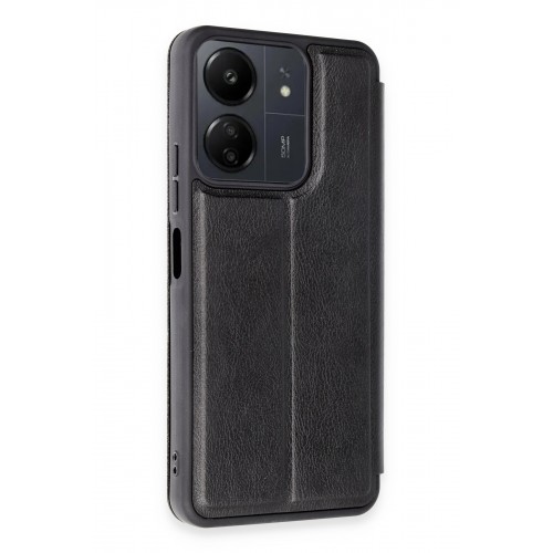Newface Xiaomi Redmi 13C Kılıf Flip Cover - Siyah Newface Xiaomi Redmi 13C Kılıf Flip Cover - Siyah
