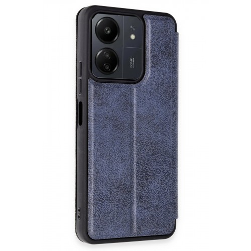 Newface Xiaomi Redmi 13C Kılıf Flip Cover - Lacivert Newface Xiaomi Redmi 13C Kılıf Flip Cover - Lacivert