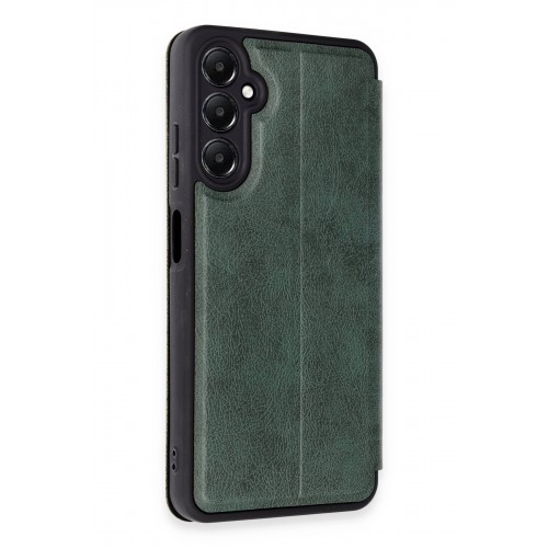 Newface Samsung Galaxy A05S Kılıf Flip Cover - Koyu Yeşil Newface Samsung Galaxy A05S Kılıf Flip Cover - Koyu Yeşil