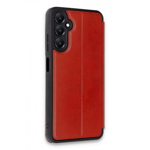Newface Samsung Galaxy A15 4G Kılıf Flip Cover - Kırmızı Newface Samsung Galaxy A15 4G Kılıf Flip Cover - Kırmızı