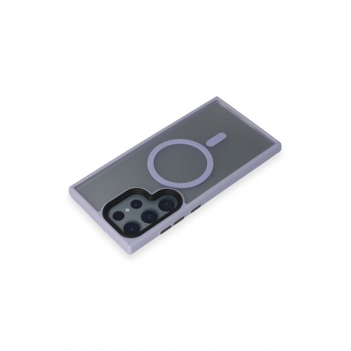 Newface Samsung Galaxy S23 Ultra Kılıf Trex Magneticsafe Kapak - Lila Newface Samsung Galaxy S23 Ultra Kılıf Trex Magneticsafe Kapak - Lila